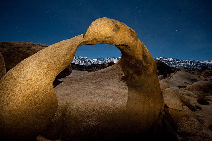 <em>Sandra Gennrich: Clear Night in the Sierras</em>, Mobius Arch Alabama Hills Lone Pine California 