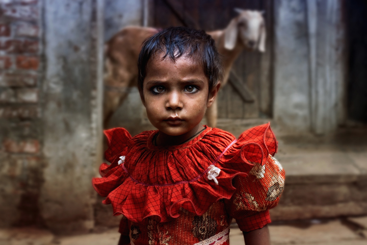 <em>Gaelle Morand: Girl Varanasi</em>, India