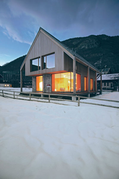 <em>Alpine Hut, Stara Fuzina, Slovenia.</em> By OFIS Arhitekti. Photo ©
Tomaz Gregoric.