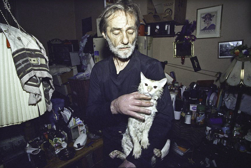 <em>Randy bathes Shadow</em>, Victoria S. Maidhof