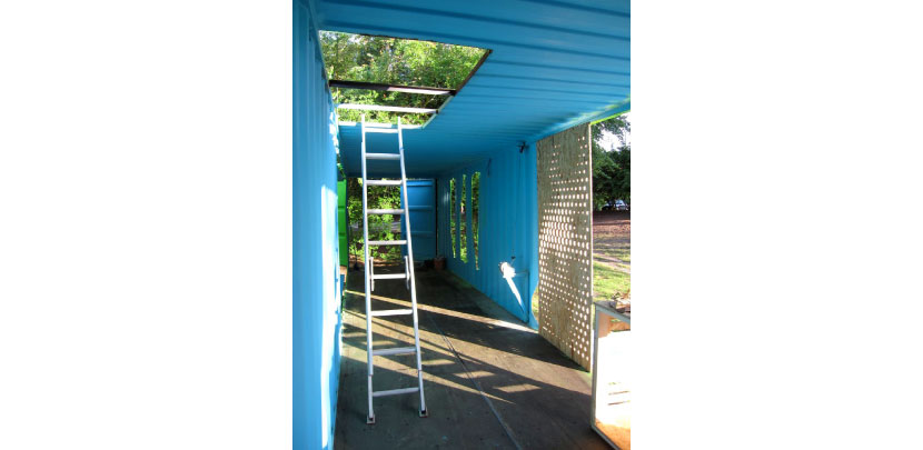 Shipping container house, by SEED