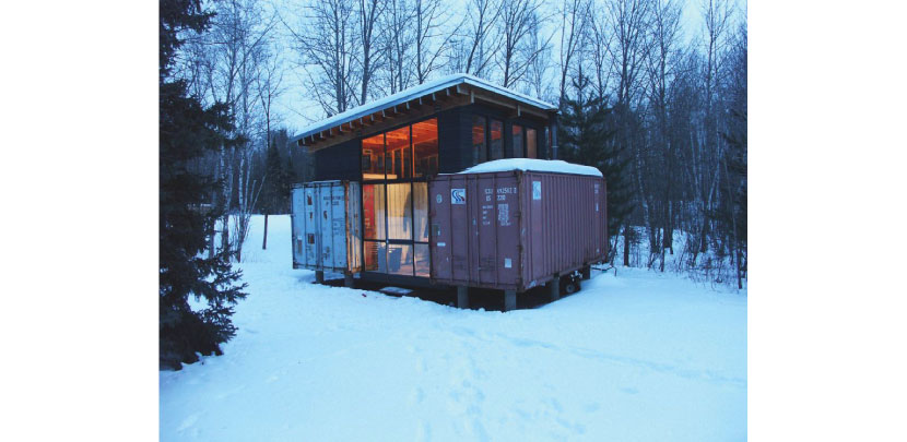 Holyoke Cabin, Holyoke, Minnesota.  Paul Stankey, Sarah Nordby.