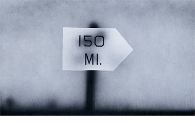 Ed Ruscha 150 Miles (Click to enlarge)