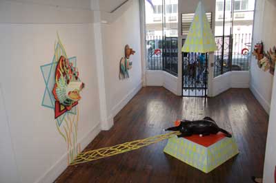 AJ Fosik Installation Shooting Gallery
