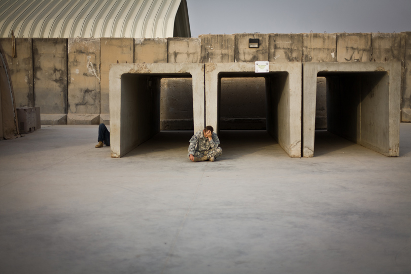 <em>Soldier. Baghdad, Iraq</em>, Justin King