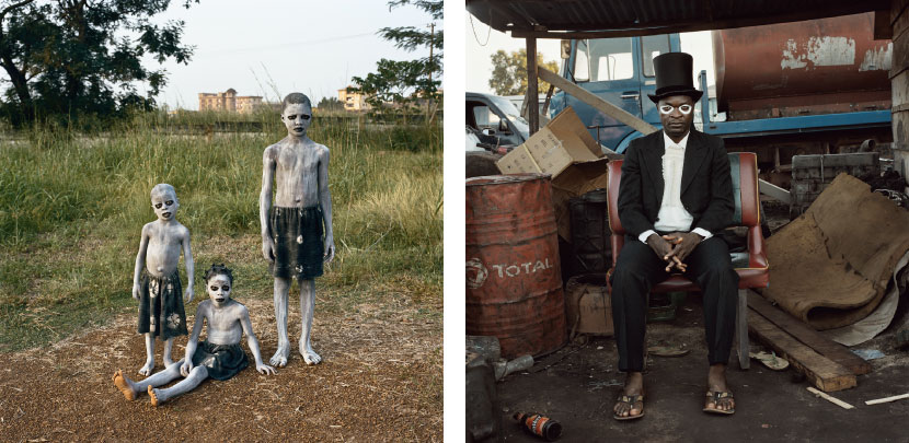 Left: Pieter Hugo Junior Ofokansi, Chetachi Ofokansi, Mpompo Ofokansi, Enugu, Nigeria, 2008 From the series Nollywood Digital C-Print © Pieter Hugo, Courtesy Yossi Milo Gallery, New York Right: Pieter Hugo Emeka Onu, Enugu, Nigeria, 2008 From the series Nollywood Digital C-Print © Pieter Hugo, Courtesy Yossi Milo Gallery, New York 