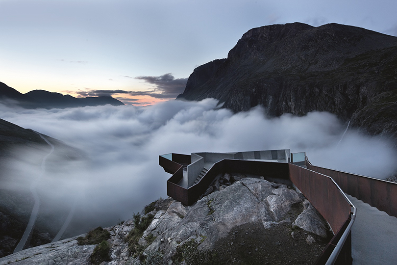 Trollstigen National Tourist Route Project, Trollstigen - Møre and Romsdal, Norway, 2005-2012.  By Reiulf Ramstad Architects.