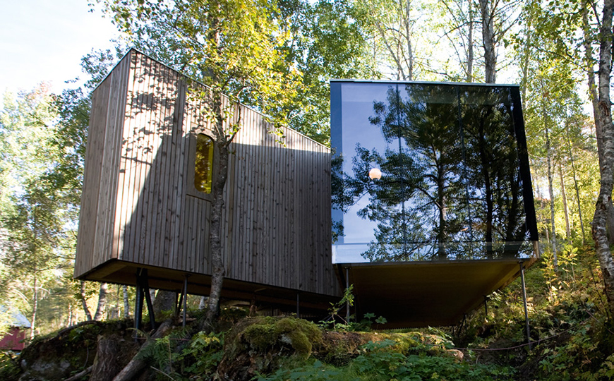 Juvet Landscape Hotel, Norway, 2008.  By Jensen & Skodvind Arkitekter.