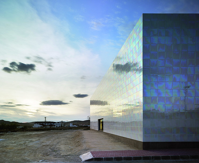 Music Hall, Alguena, Spain, 2011.  By Cor & Asociados/Miguel Rodenas & Jesus Olivares, from <em>The Sky's the Limit.</em>  Copyright Gestalten, 2012.